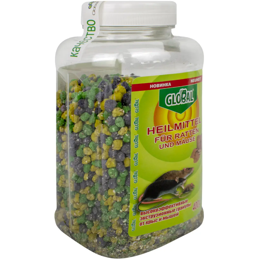 Гранули від щурів і мишей Global 400 г (46224)