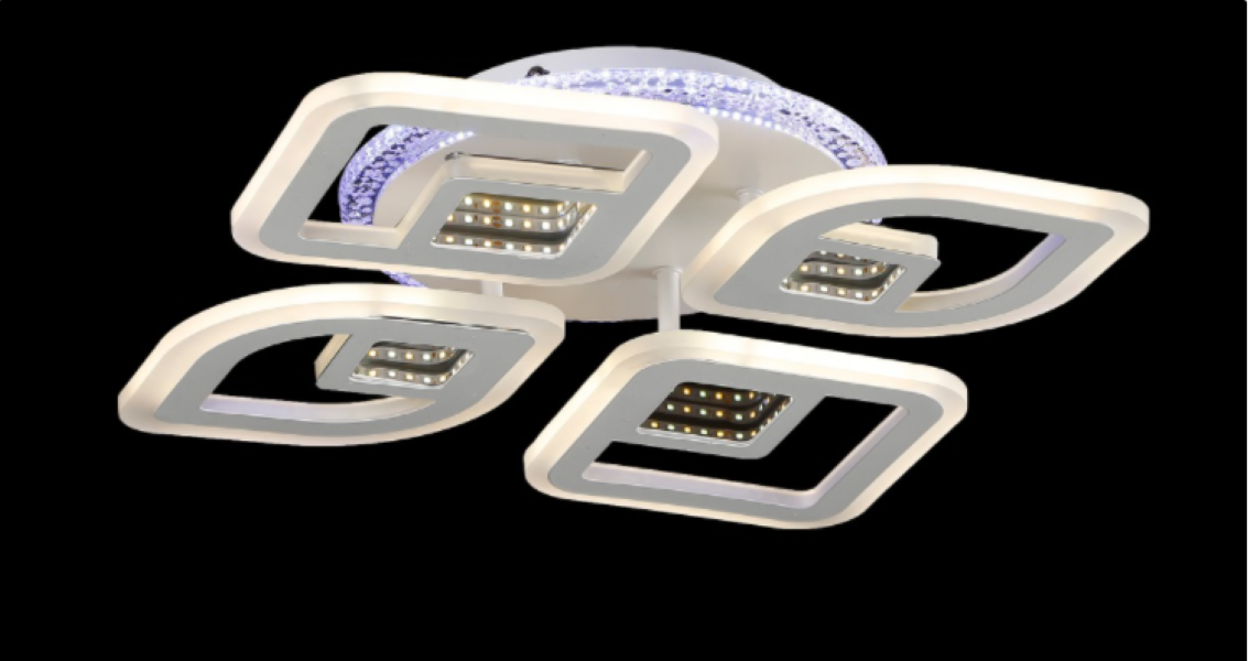 Светодиодная люстра LK39800/2/2/1 LED WT Белый (AN000814)