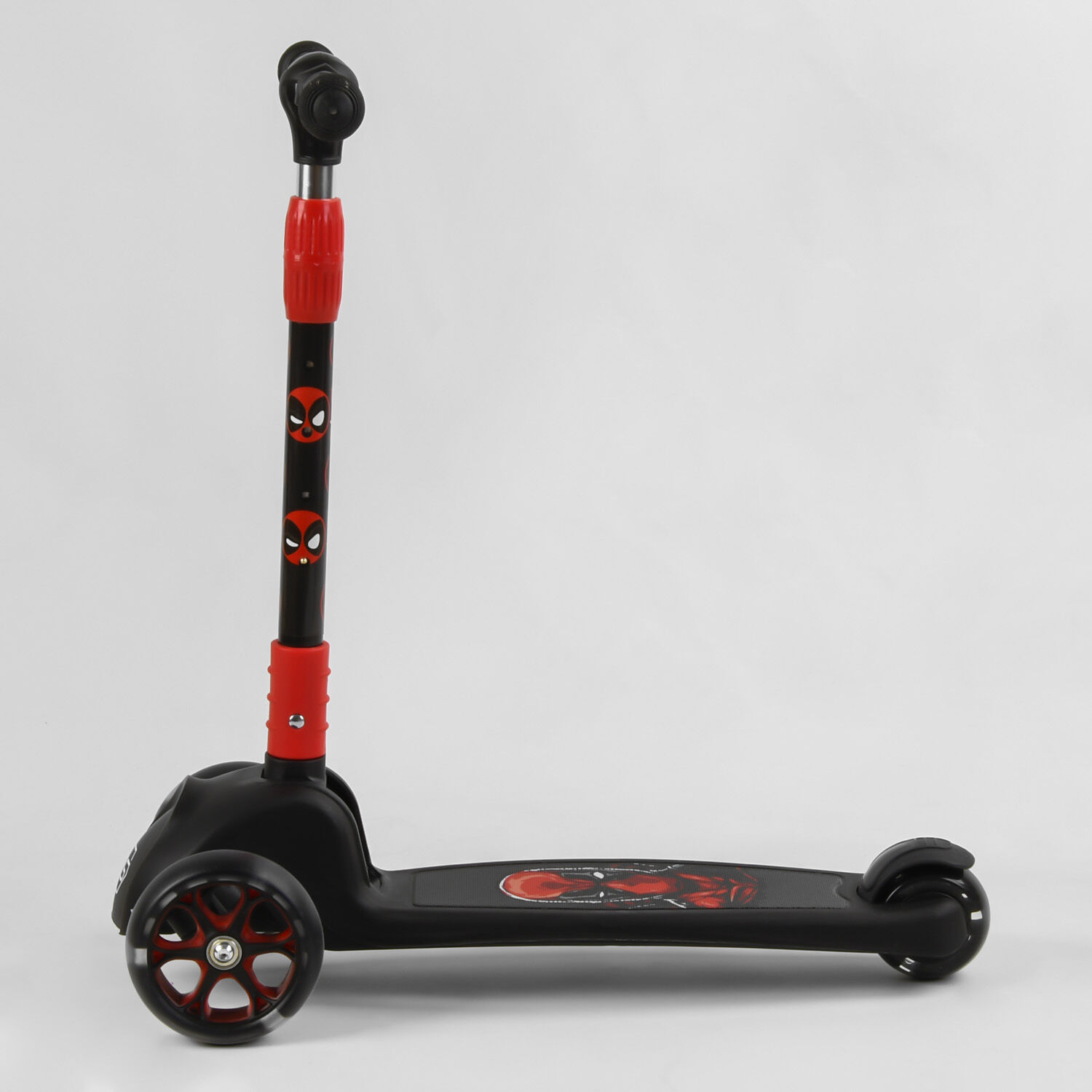 Самокат трехколесный детский Best Scooter Black/Red (105788)