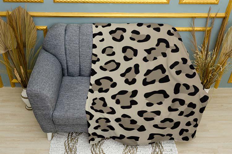 Плед Leopard Pattern плюш однослойный 135х150 см (113994)