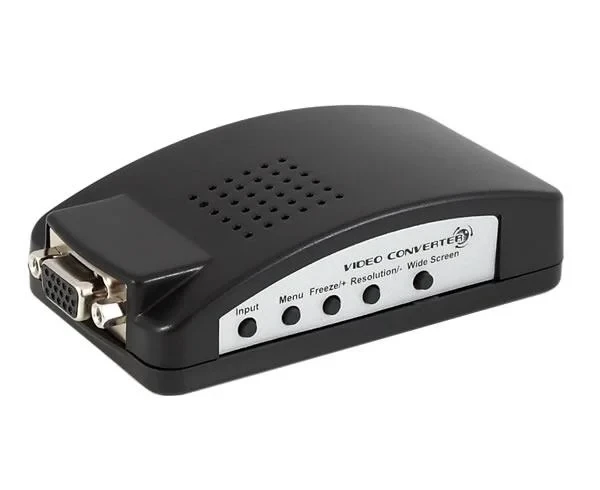 Перетворювач сигналів Lenkeng FLY7503WBNC у VGA з додатковими підстроюваннями Чорний (000000794)