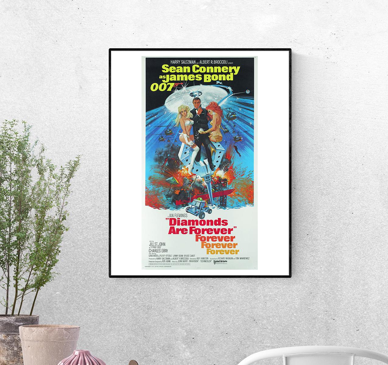 Постер Бриллианты навсегда 1971 г. режиссёр Гай Хэмилтон формат А-4 (Afisha2049002_Poster)