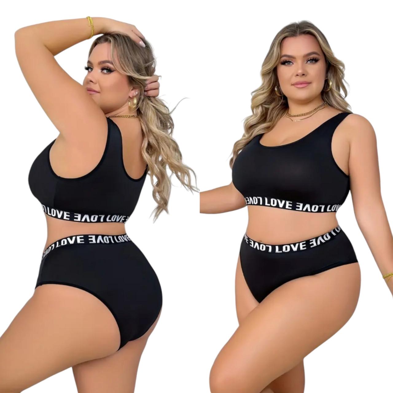 Комплект спідньоЇ білизни 4XL Чорний (2462589267) - фото 3