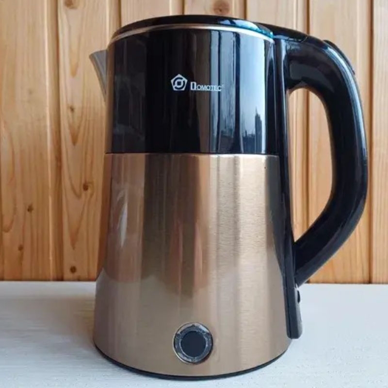 Електрочайник Domotec MS-5029 нержавіюча сталь 2,3 л 2000W Brown (23678405) - фото 2 Електрочайник Domotec MS-5029 нержавіюча сталь 2,3 л 2000W Brown (23678405) - фото 2
