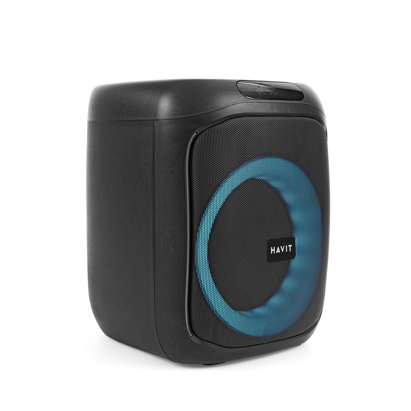 Портативная колонка с микрофоном Havit SQ146BT 60W RGB Black (SQ146BT) - фото 10