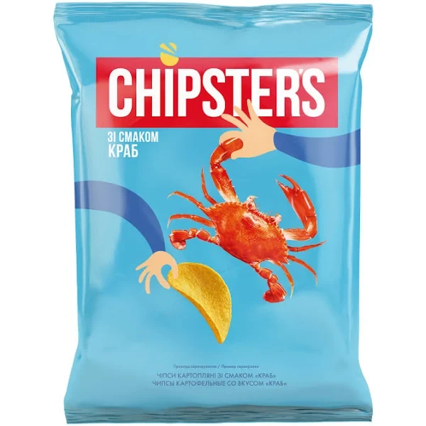 Чипси CHIPSTER'S Краб 70 г (4820182740053)