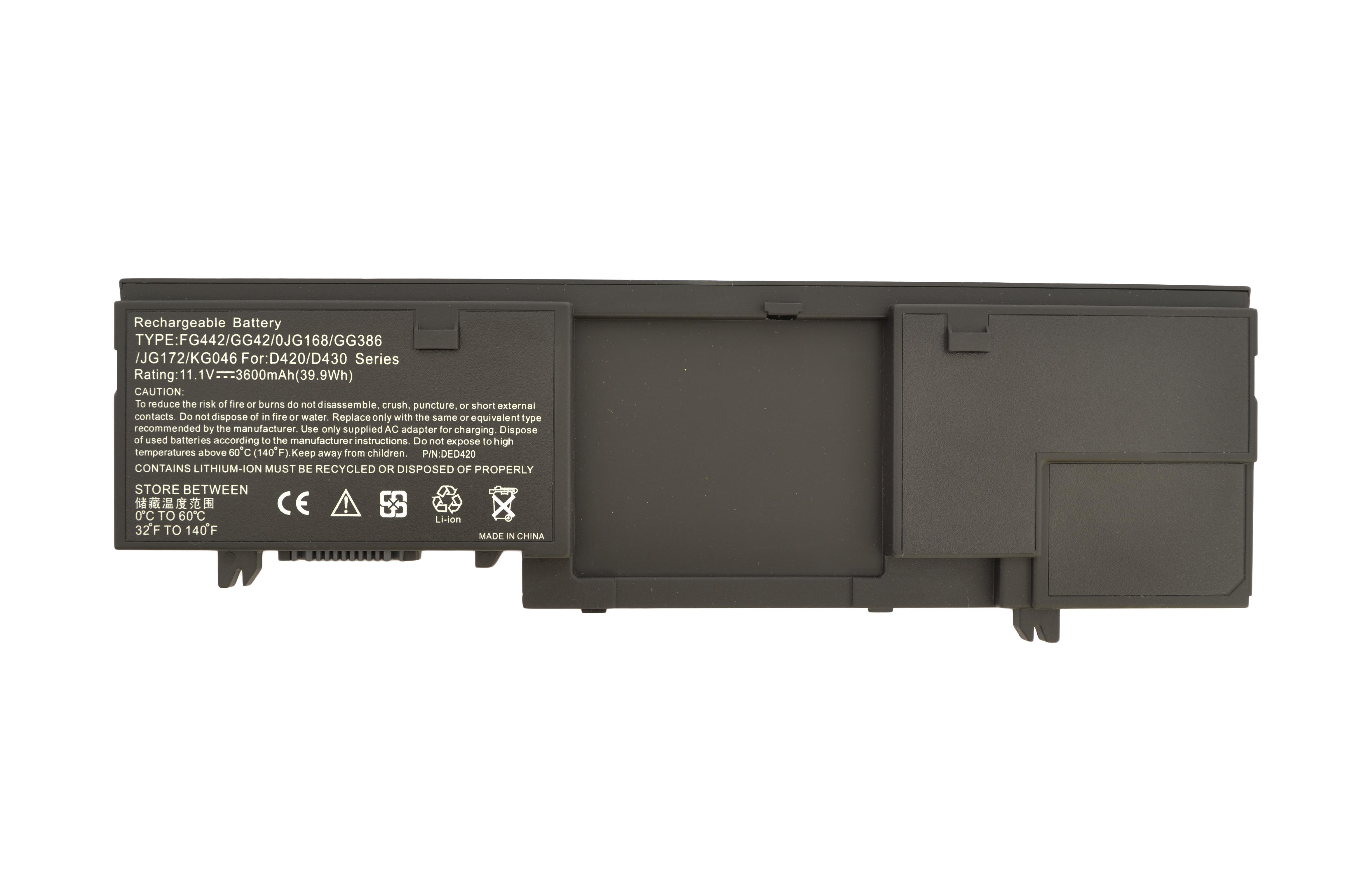 Аккумулятор для ноутбука Dell KG046 Latitude D420 11,1 V 3600 mAh