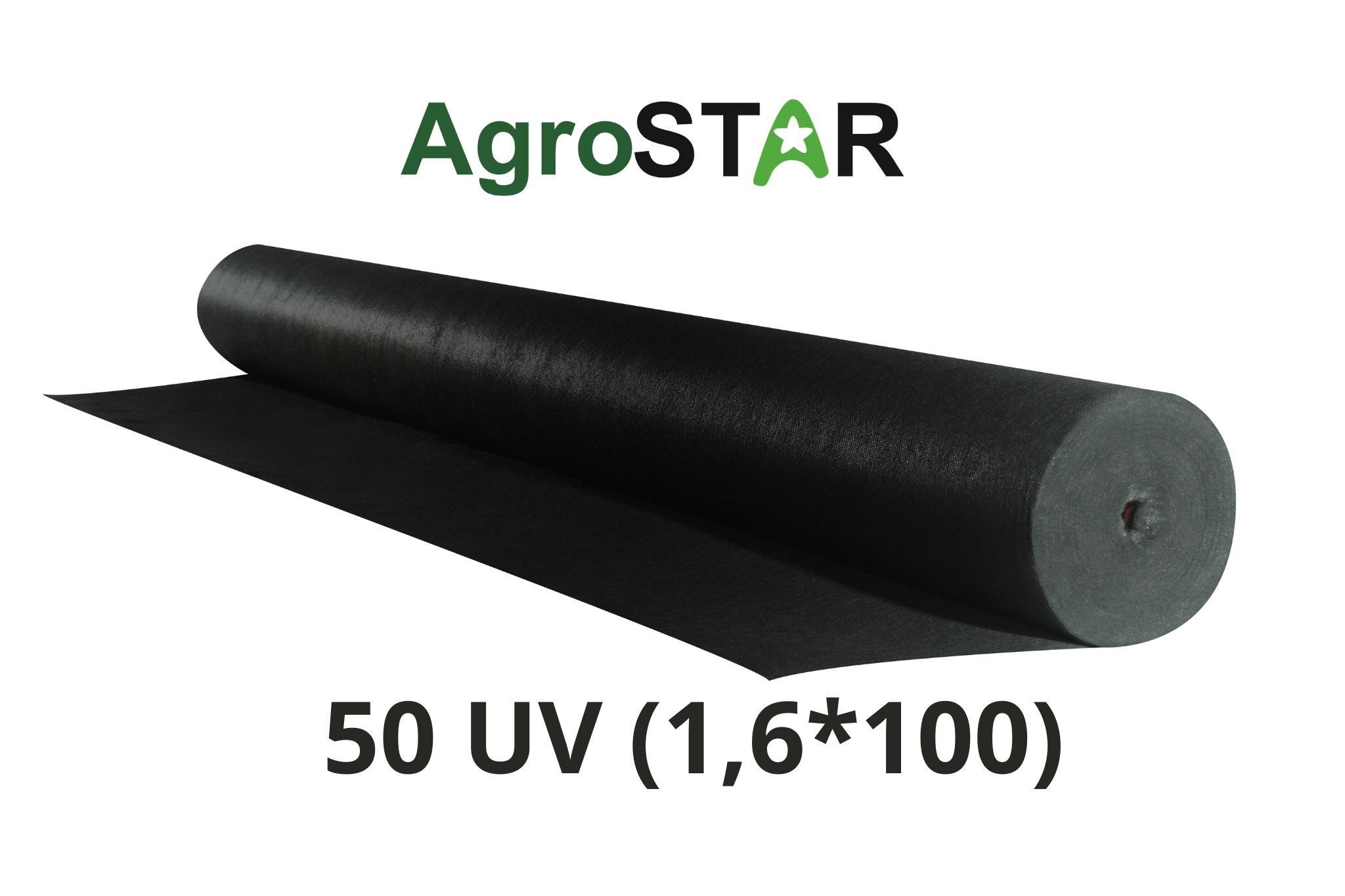 Агроволокно AgroStar 50 UV 1,6х100 м Чорний (18184436) - фото 3