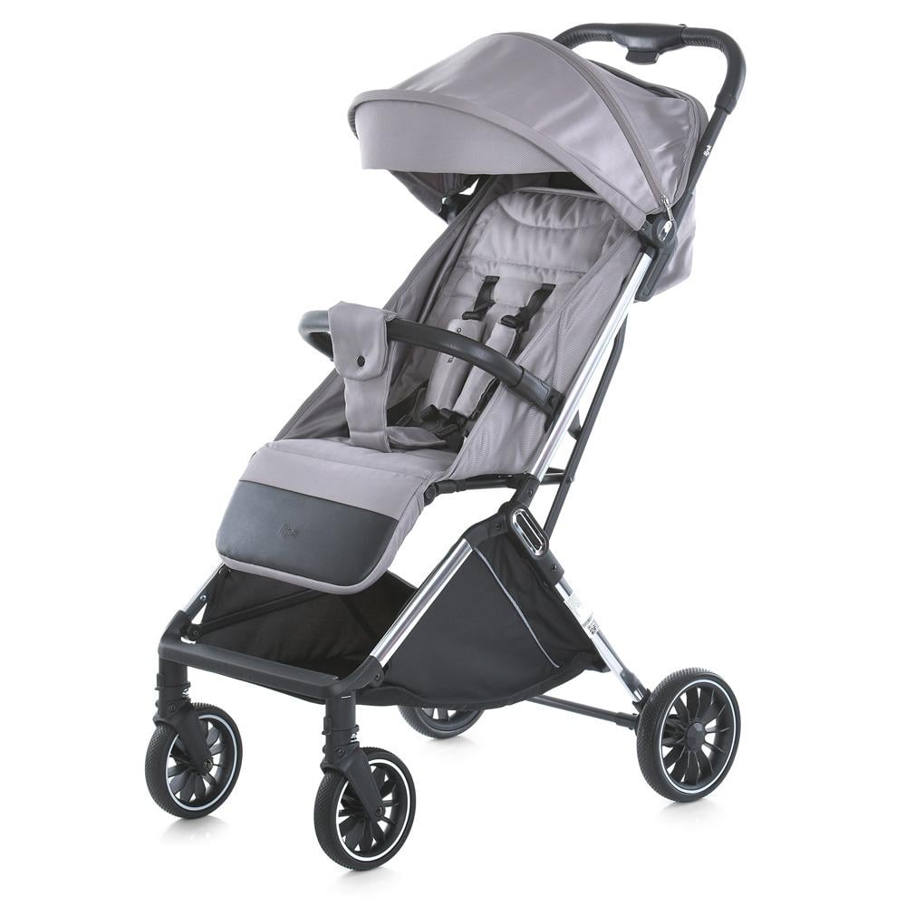 Коляска прогулочная книжка El Camino ME 1129 3 положения спинки чехол LINK Silver Striped (6903317616213)