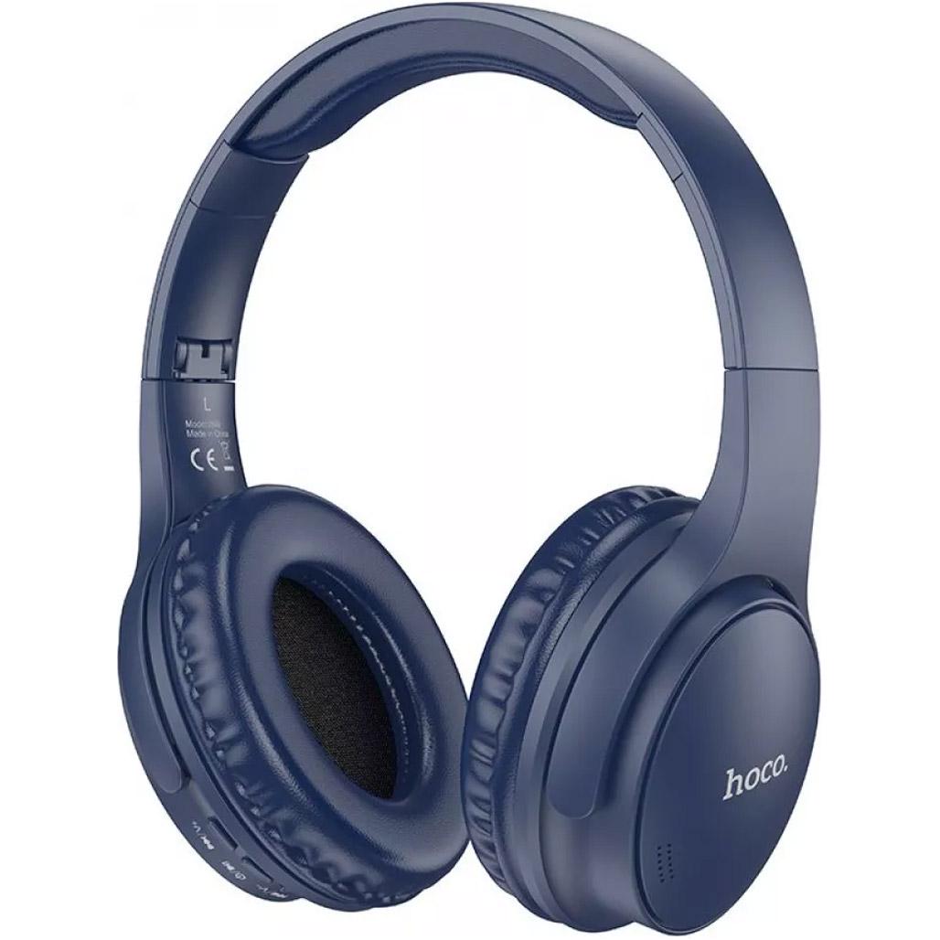 Навушники Hoco W40 Mighty Stereo Bluetooth Headphones Blue