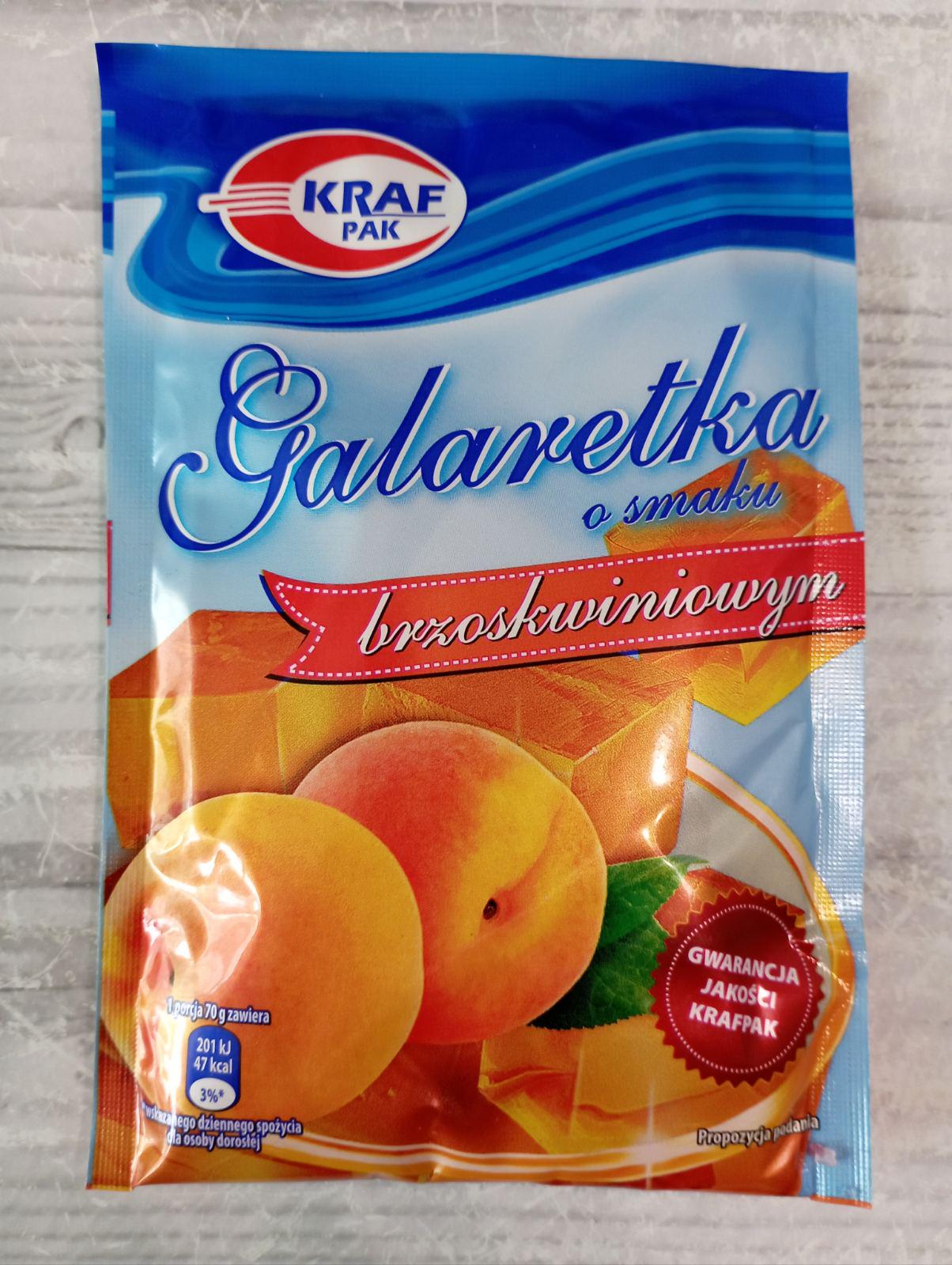 Желе KRAF PAK зі смаком персика 70 г