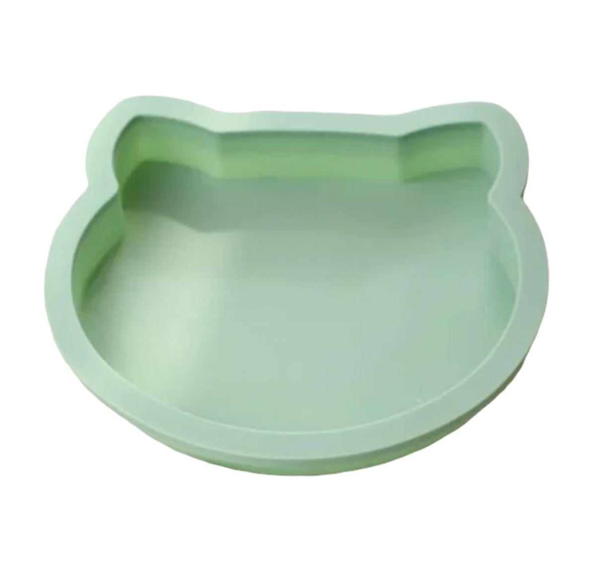 Силиконовая форма для Торта в виде котика TR-778 зеленая