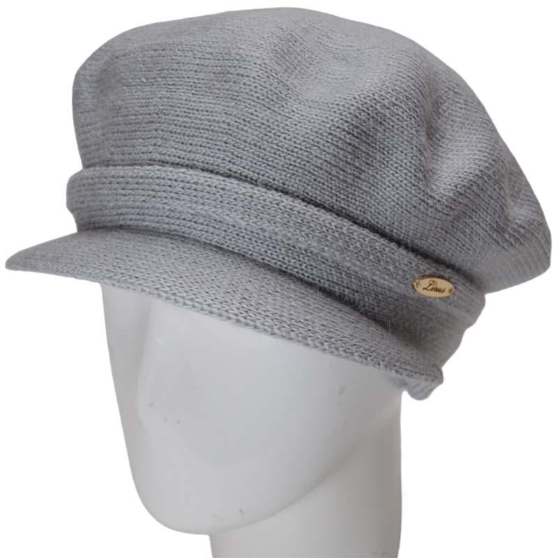 Шапка женская зимняя Lirus Дороти с козырьком шерстяная на флисовой подкладке One size Серо-голубой (131740) - фото 1 Шапка женская зимняя Lirus Дороти с козырьком шерстяная на флисовой подкладке One size Серо-голубой (131740) - фото 1