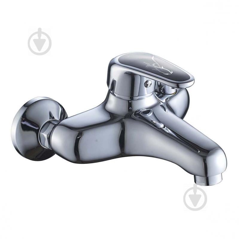 Смеситель для ванны Haiba MAGIC 009 с черной ручкой (HB0696) Смеситель для ванны Haiba MAGIC 009 с черной ручкой (HB0696)