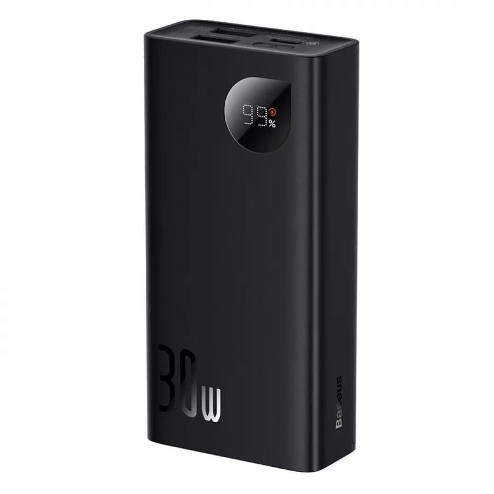 Батарея портативная Baseus Adaman2 Metal Digital Display 30 W QC3.0 PD3.0 10000 mAh для роутера Black (PPAD04101)