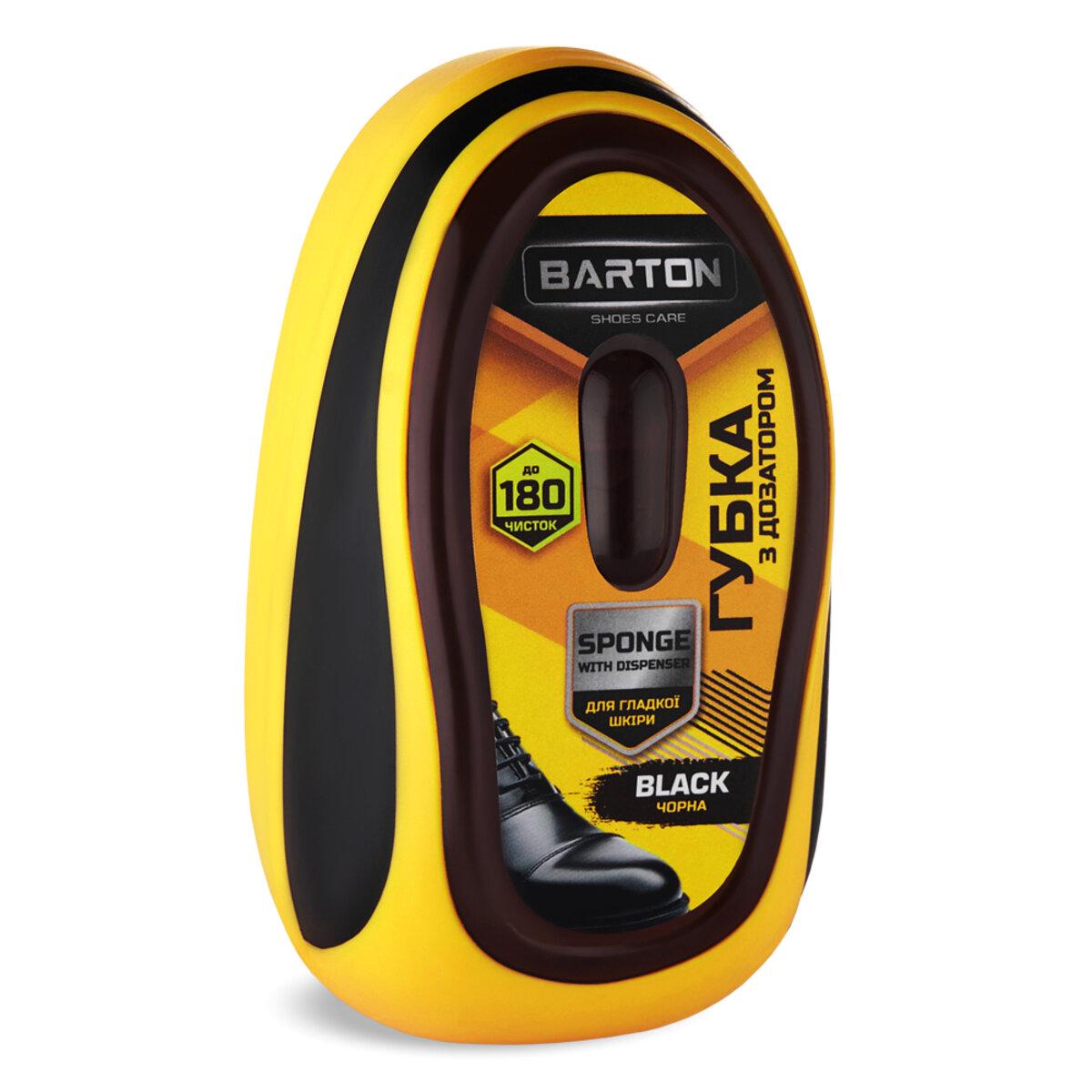 Губка с дозатором Barton для обуви из гладкой кожи Черный Губка с дозатором Barton для обуви из гладкой кожи Черный