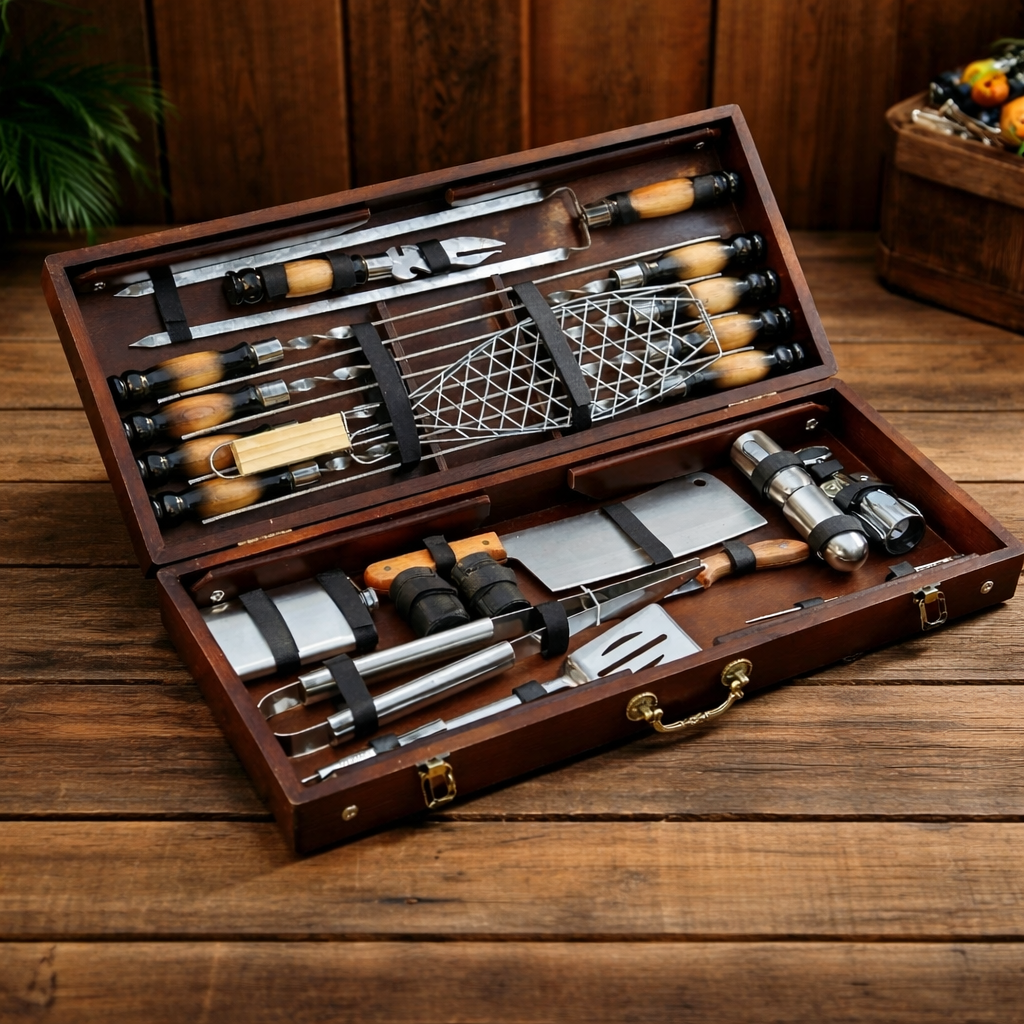 Набор подарочный Jooki Мастер Гриль кейс-столик Темный