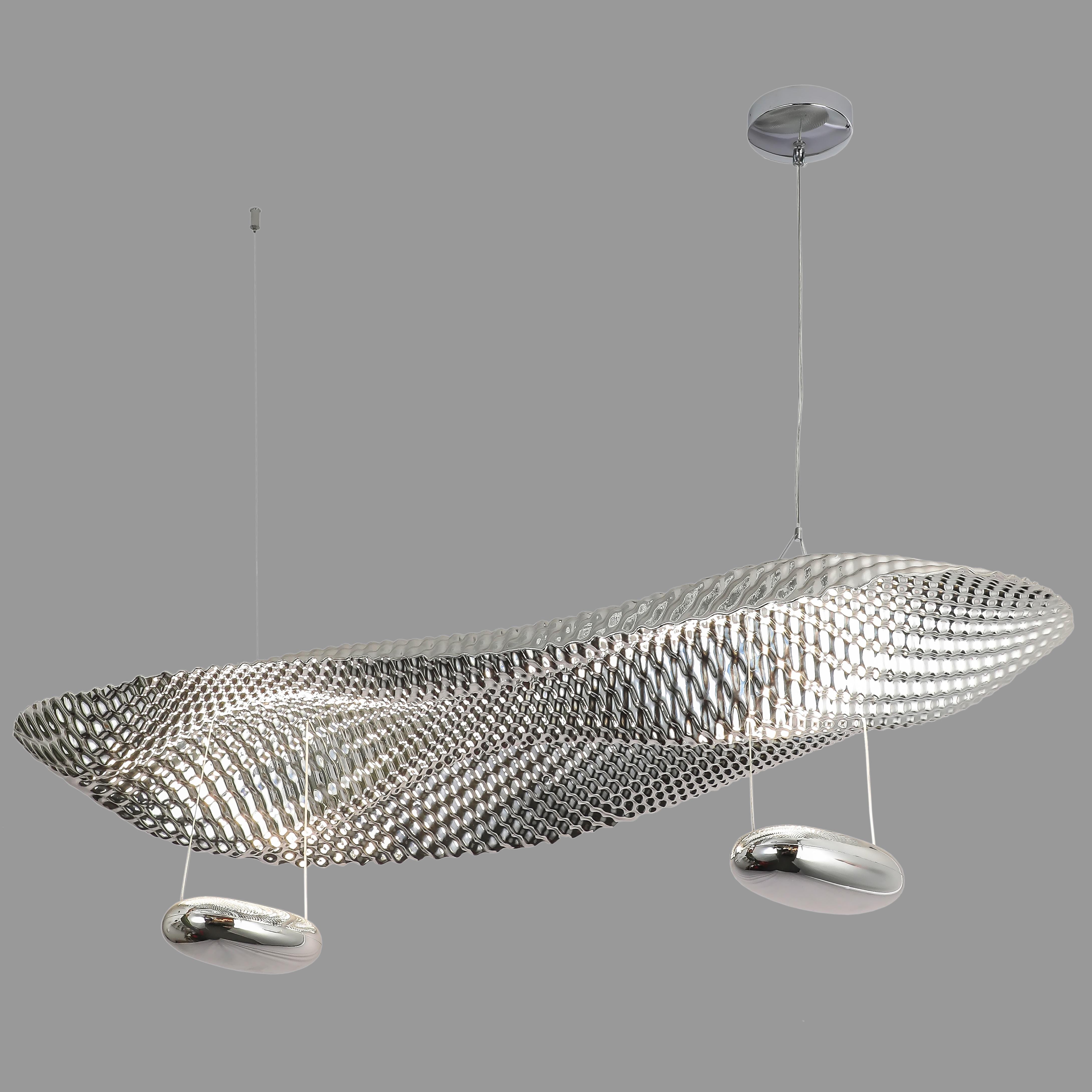 Люстра дизайнерская Cosmic 16W Серебряный (92-D1315 CH)