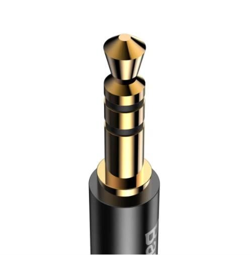 Кабель аудіо Baseus Yiven Type-C to Mini-jack 3,5 мм 1,2 м Black (CAM01) - фото 2