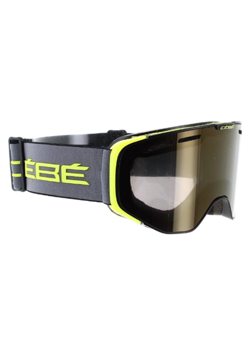 Маска гірськолижна Cebe Versus L S1 Matt Gray-Lime/Amber (CBG264) - фото 3