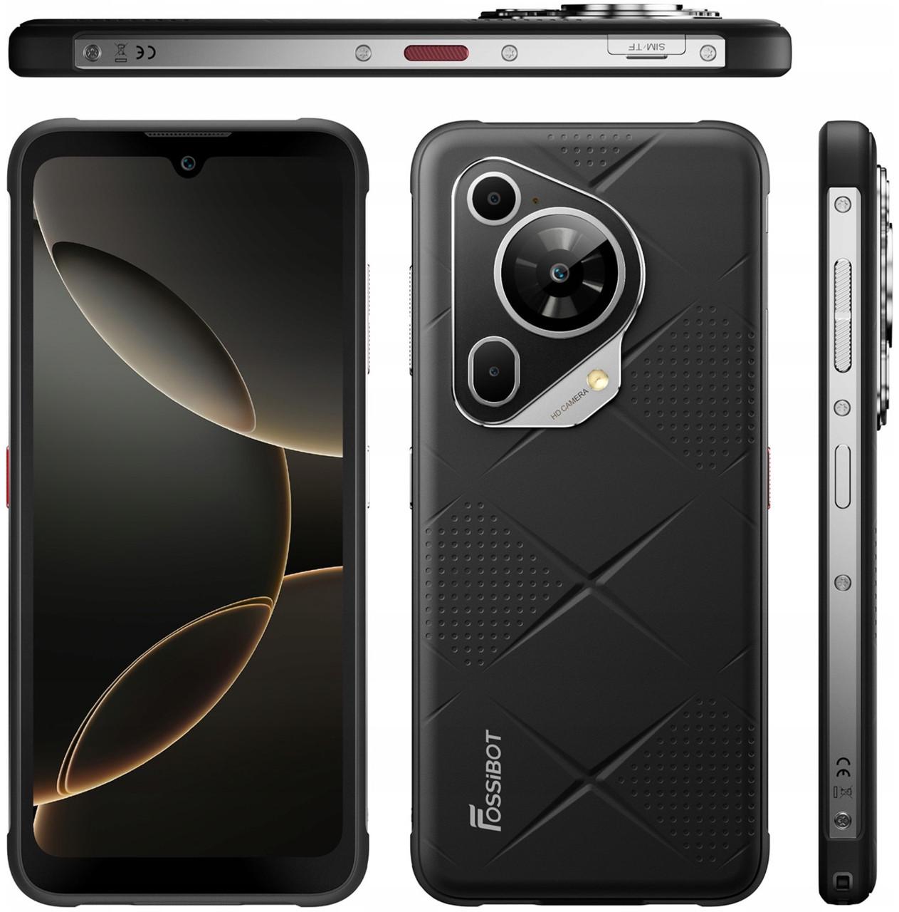 Смартфон Fossibot F112 PRO 5G 8/256 Гб Global Version Obsidian Black (2609212202) - фото 3 Смартфон Fossibot F112 PRO 5G 8/256 Гб Global Version Obsidian Black (2609212202) - фото 3