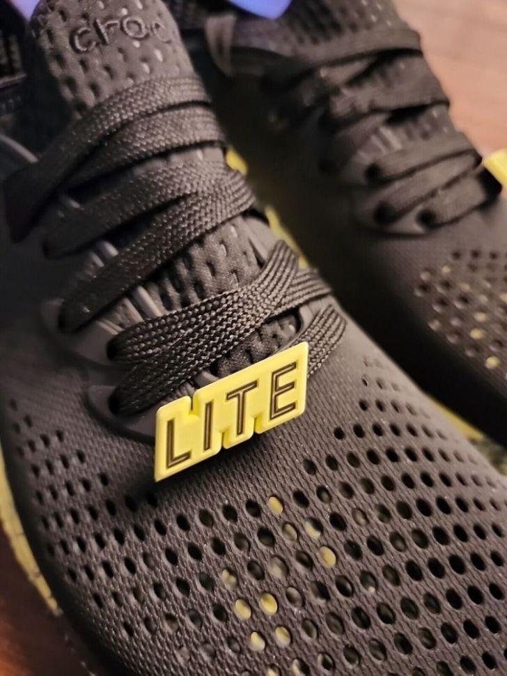 Кросівки чоловічі Crocs Literide 360 Pacer Marblet р. 43-44 Чорний (9658) - фото 5