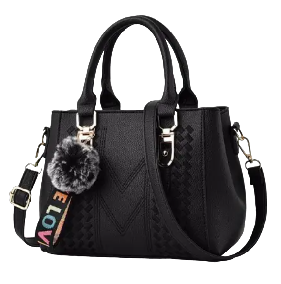 Сумка женская классическая 23х19х14 см Черный (С3) Сумка женская классическая 23х19х14 см Черный (С3)