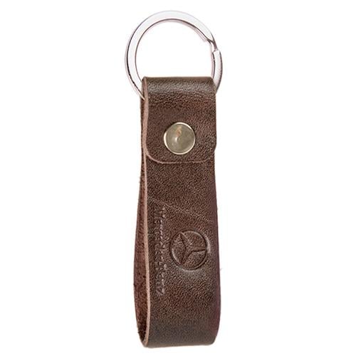 Брелок Vitol Mercedes кожаный с кольцом Brown (258415)