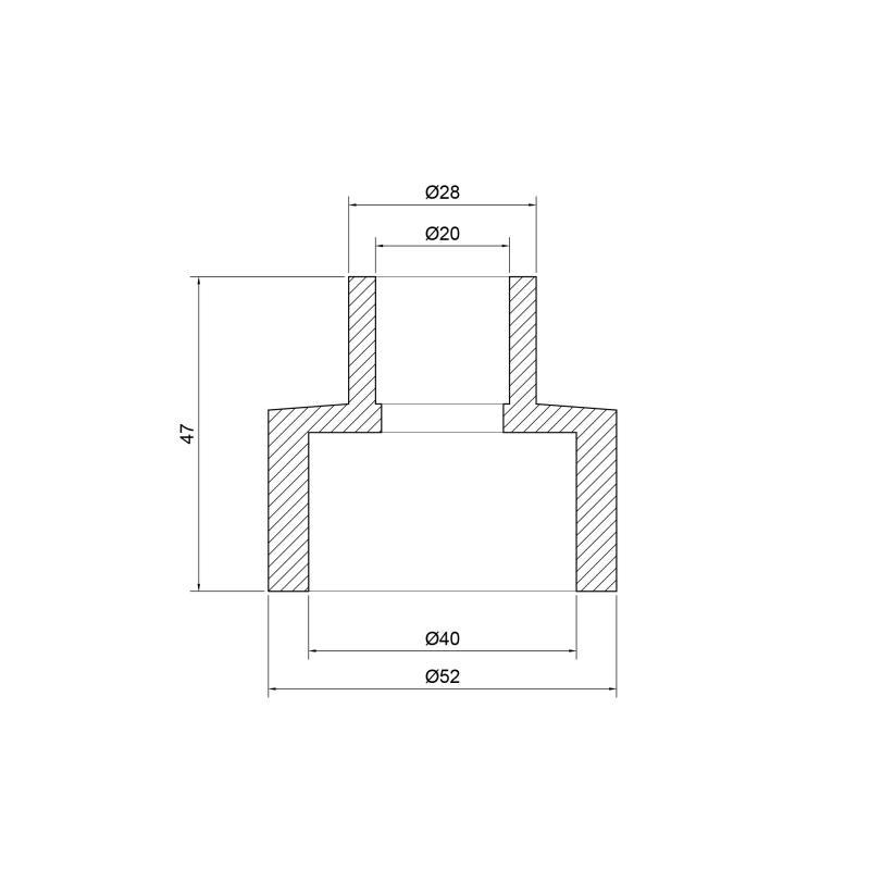 Муфта переходная Thermo Allince полипропиленовая d 40/20 мм (291240) - фото 2