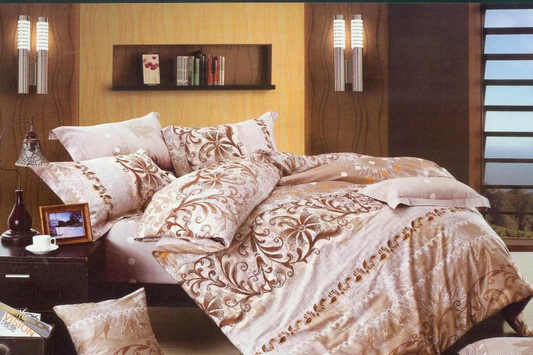 Комплект постельного белья Word of Dream Н1574 сатин семейный 2х150х215 см (08645)