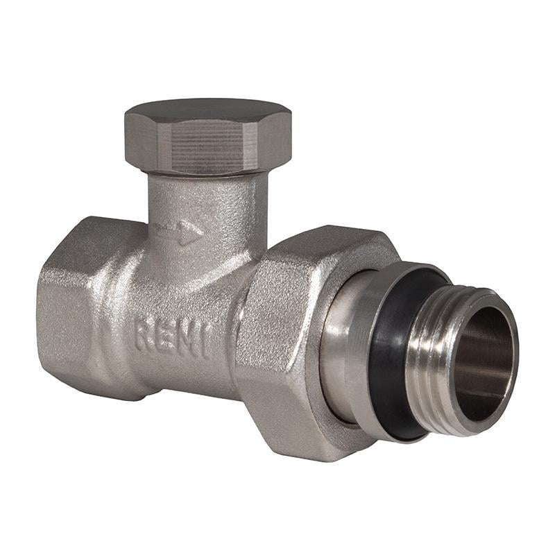 Кран радіаторний Remi прямий нижній 1/2" (25645)