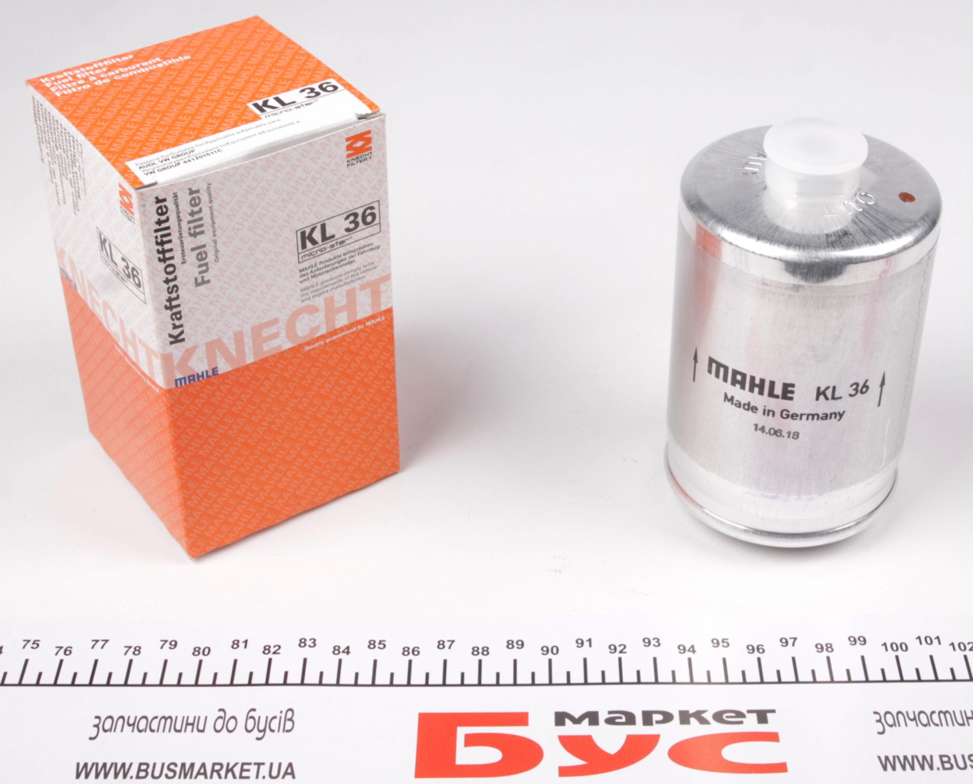 Фильтр топливный KNECHT для Citroen Jumper/Peugeot Boxer 2,0 94- (KL 36)