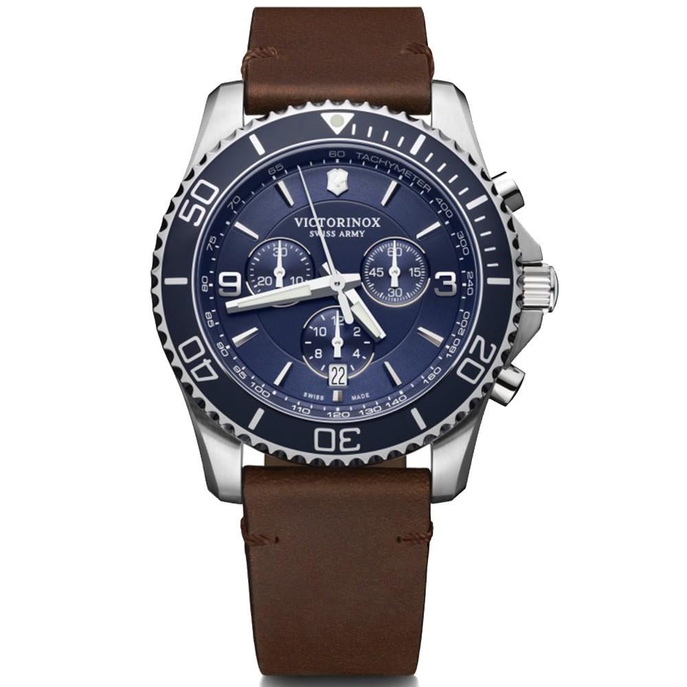 Наручний годинник чоловічий Victorinox Swiss Army Maverick Chrono кварцевий Silver (V241865) Наручний годинник чоловічий Victorinox Swiss Army Maverick Chrono кварцевий Silver (V241865)