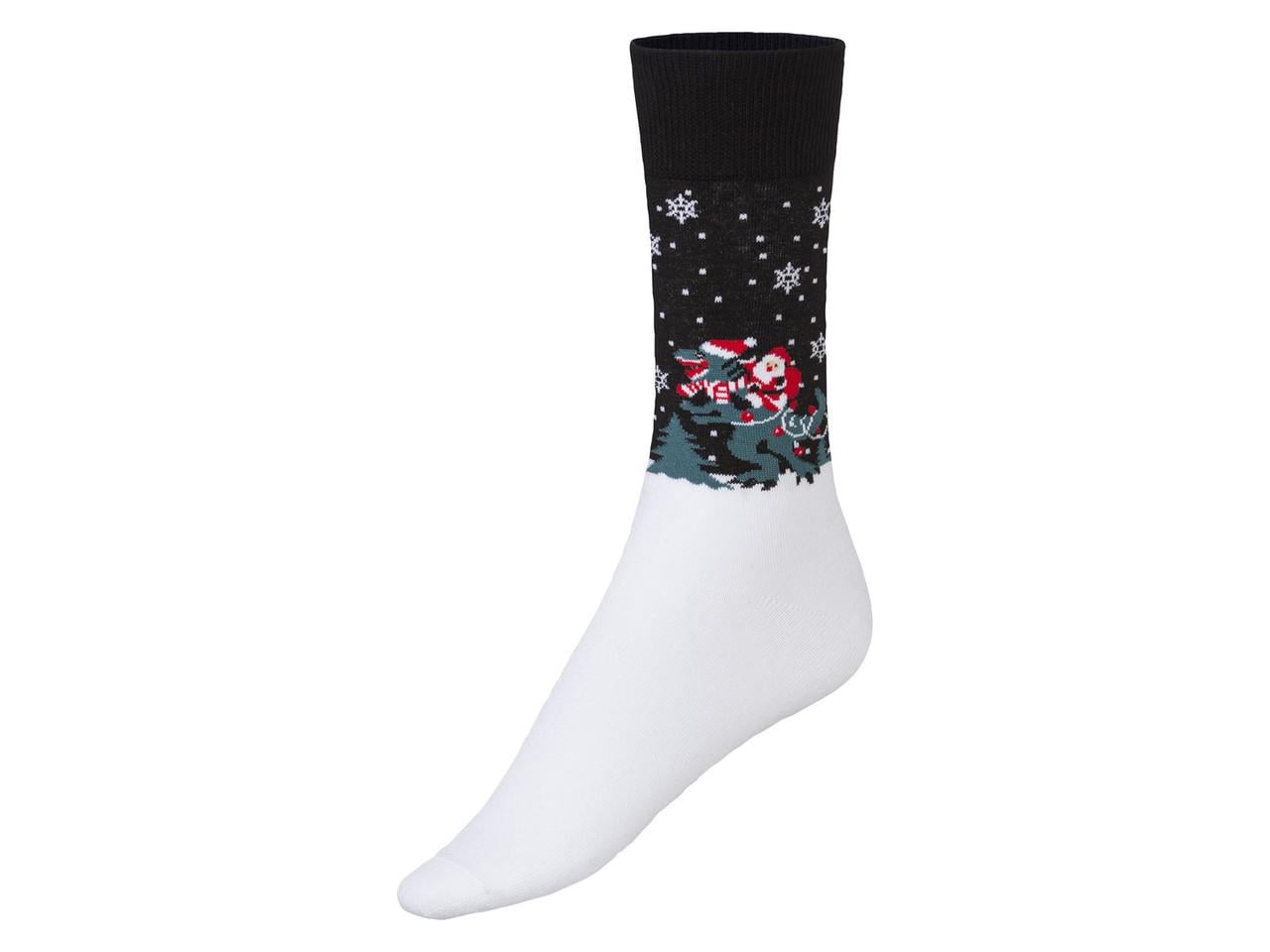 Носки мужские Livergy LYCRA трикотаж с широкой резинкой р. 43-46 Разноцветный (424423-2)
