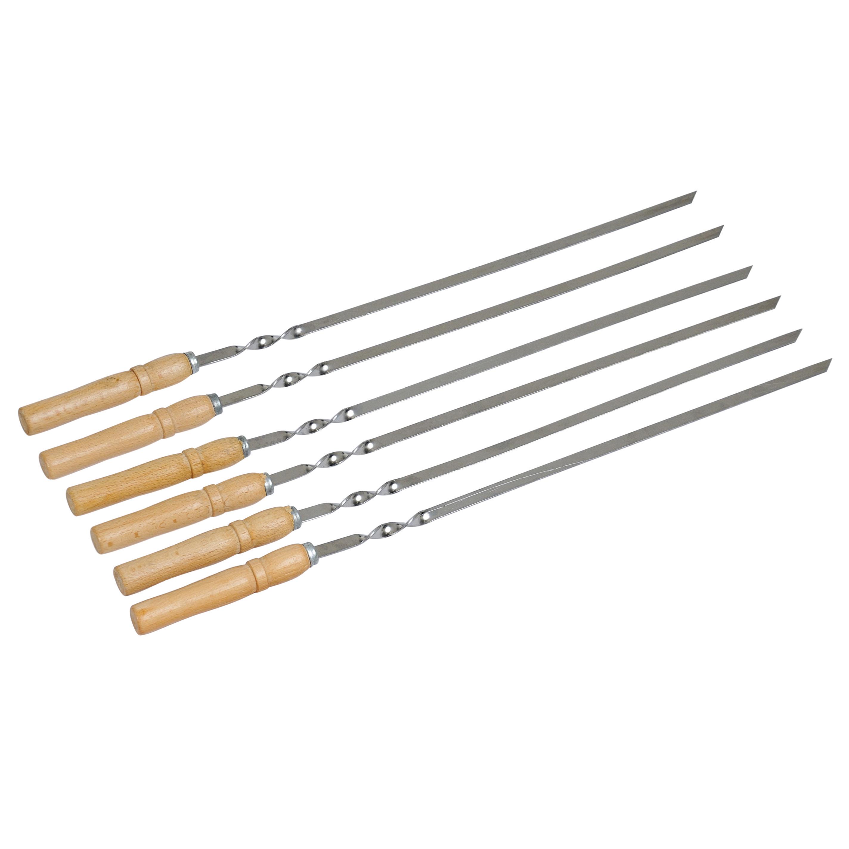 Набор шампуров плоский 600х10х3 мм 6 шт.