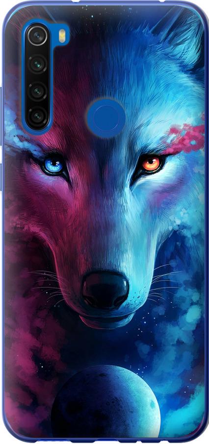 Чехол на Xiaomi Redmi Note 8T Арт-волк (3999u-1818-42517)