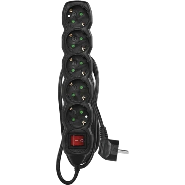 Подовжувач мережевий EMOS PC1521R 5 розеток 1,5 м (2983440825)