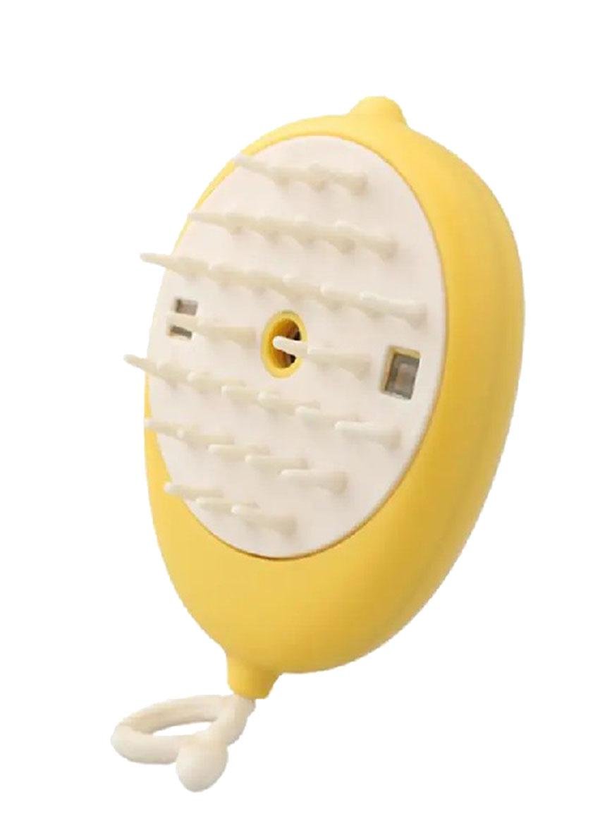 Щетка расческа с паром Idea SBC-1 3в1 для ухода за животными массажная для вычесывания шерсти Желтый (55С3ВSA)