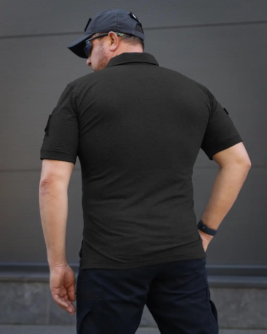 Поло FCT Design хлопок р. 48 Черный - фото 3 Поло FCT Design хлопок р. 48 Черный - фото 3