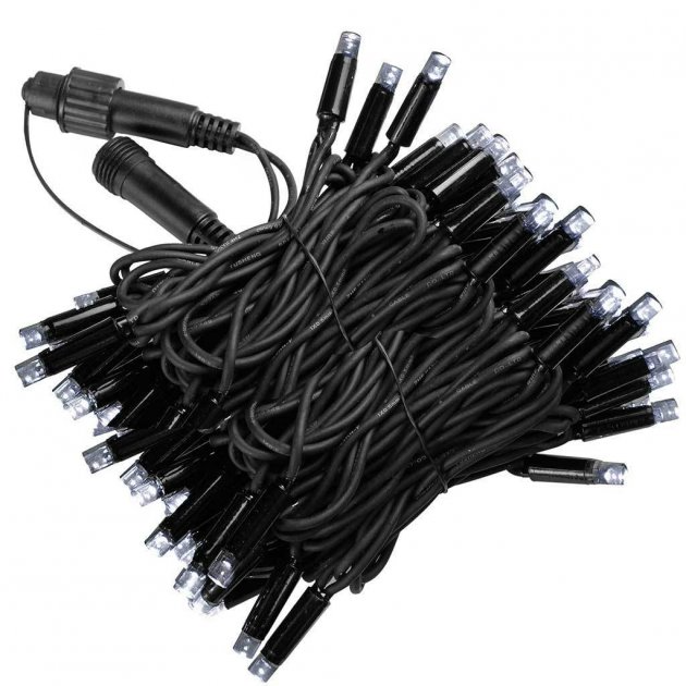 Гирлянда-бахрома уличная Xmas 7404 LED 150 3,3 Line Short curtain W-2 с соединителем 10х1,5 м Белый (535891)