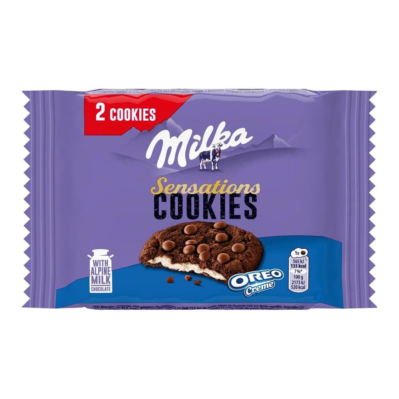 Печенье Milka Cookie Sensations OREO Filling 52 г (3133229666)