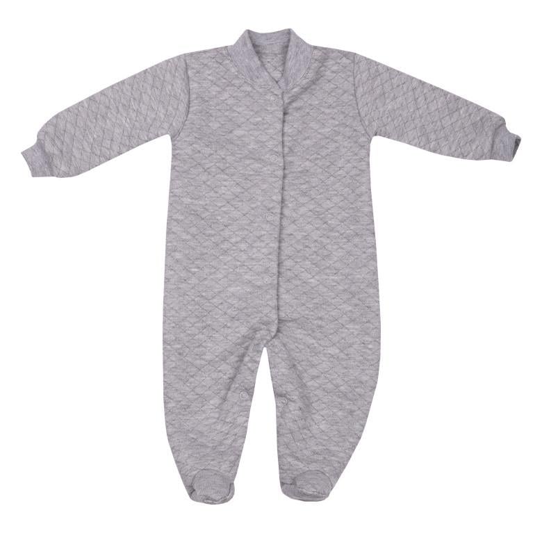 Человечек детский универсальный Gabbi KB-23-5 на кнопках теплый 74 см Серый (13810) Человечек детский универсальный Gabbi KB-23-5 на кнопках теплый 74 см Серый (13810)