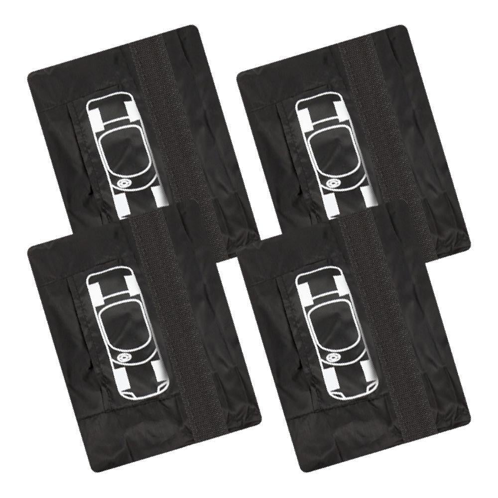 Комплект чехлов для автомобильных шин R16-R18 4 шт. Черный (RR-1618)