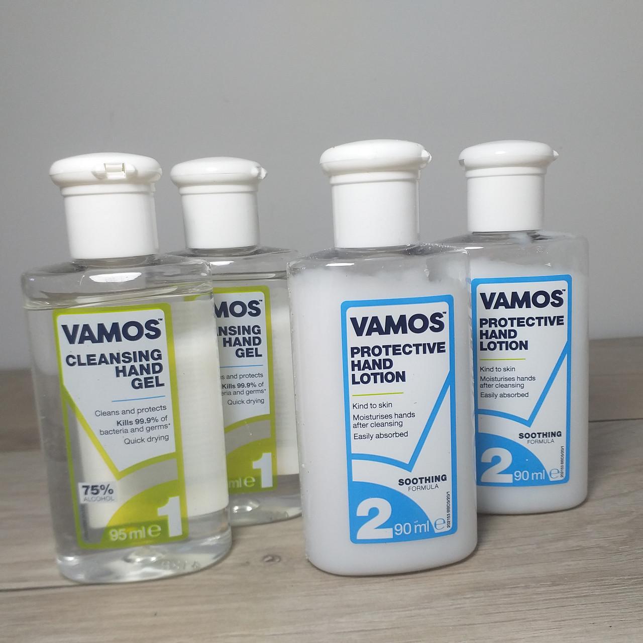 Антисептик и защитный лосьон для рук Vamos мультипак 4 шт. (X-439) - фото 3 Антисептик и защитный лосьон для рук Vamos мультипак 4 шт. (X-439) - фото 3