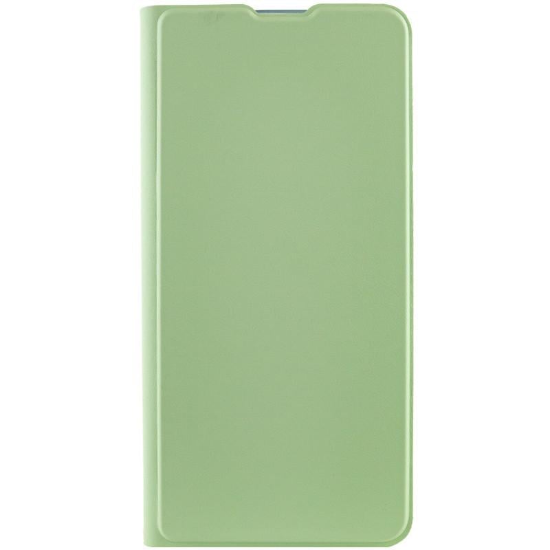 Противоударный кожаный чехол книжка GETMAN Elegant (PU) для Xiaomi Redmi Note 8 Pro Мятный