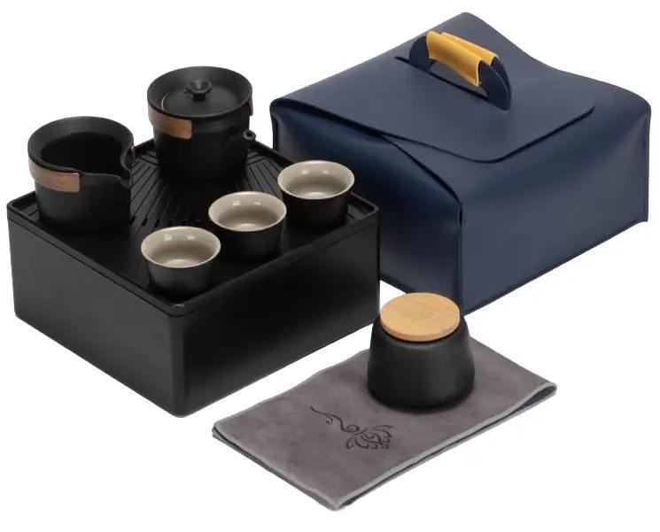 Набор для чайной церемонии Gongfu Tea Set 9 пр. Черный (300560)