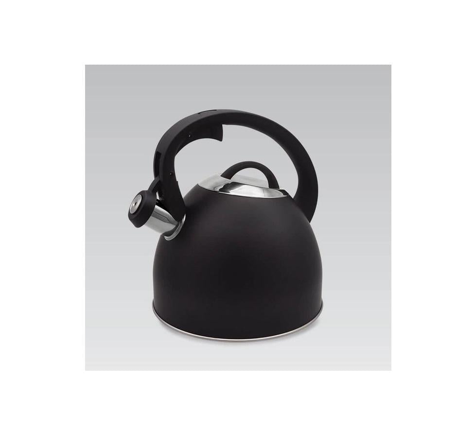 Чайник со свистком Maestro нержавеющая сталь 2,5 л Черный (c8653bbd) - фото 2