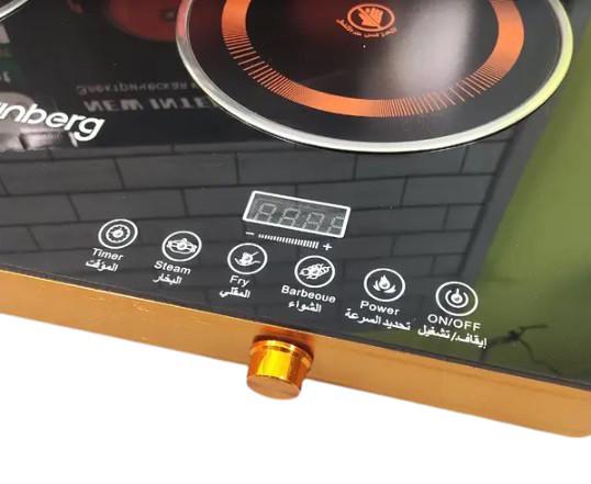 Настольная плита двухконфорочная First FA-5096-7 инфракрасная стеклокерамика (1891385314) - фото 3 Настольная плита двухконфорочная First FA-5096-7 инфракрасная стеклокерамика (1891385314) - фото 3