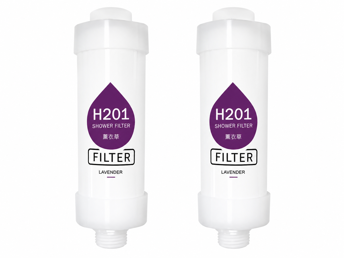 Фильтры для душа H201 Lavender с ароматом лаванды 2 шт.