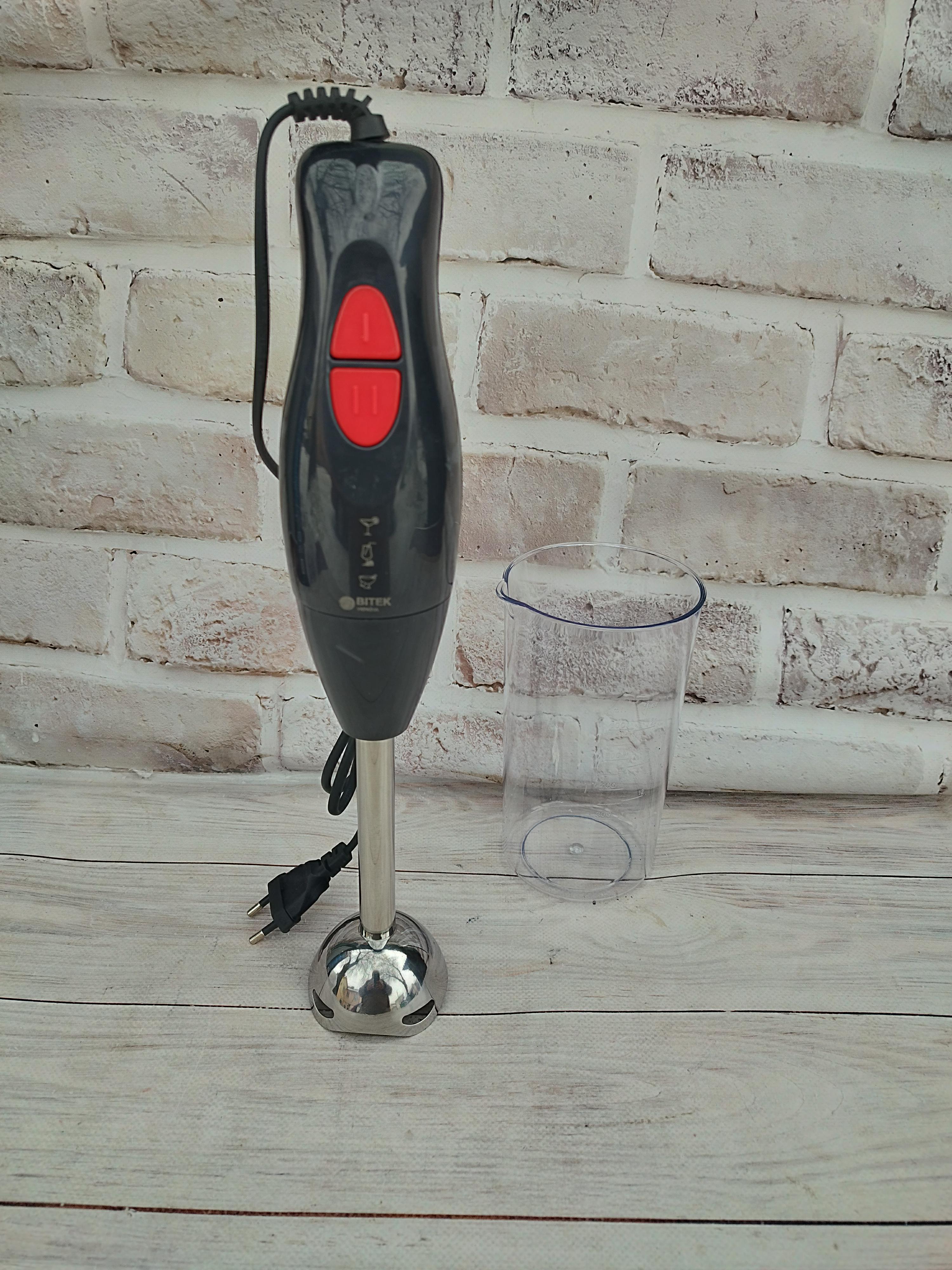 Блендер погружной Bitek BT-328B 1200 Вт Черный